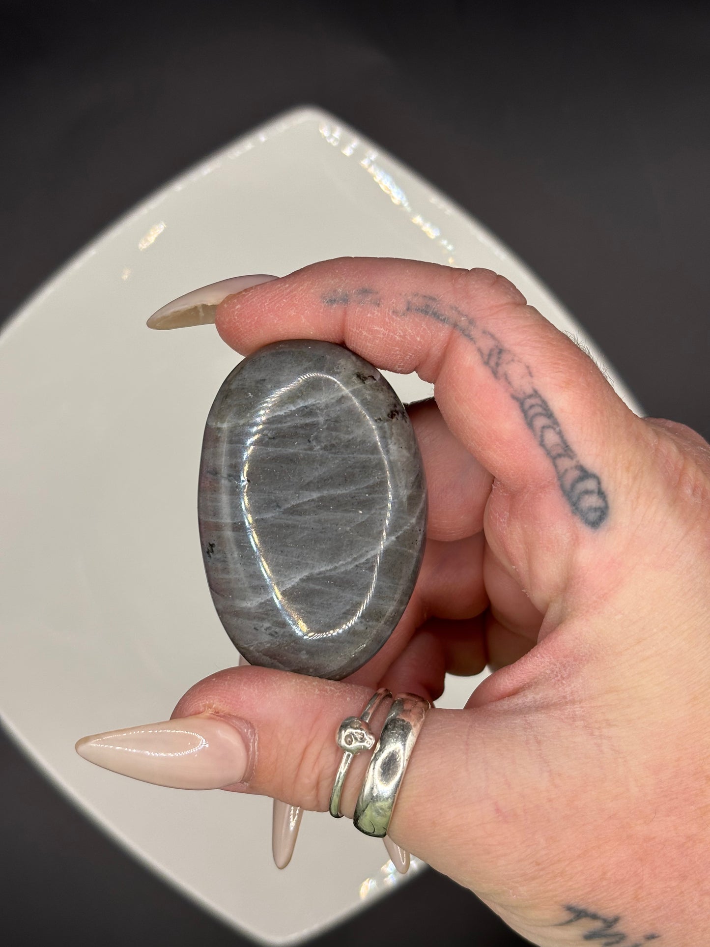 Labradorite Pocket Palm Stones
