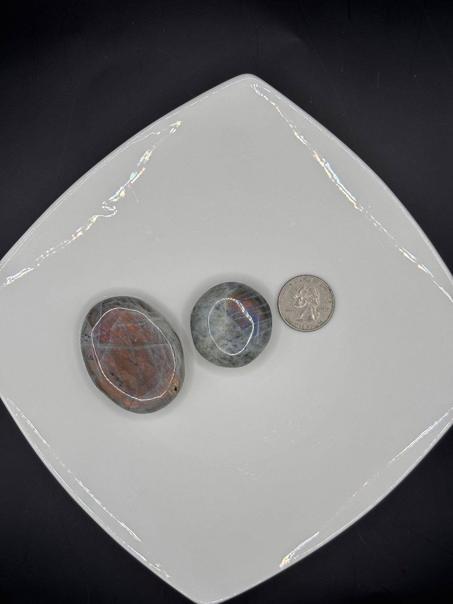 Labradorite Pocket Palm Stones