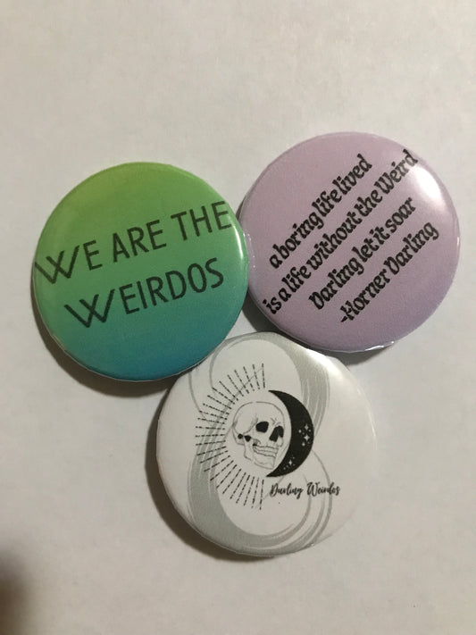 Darling Weirdos Buttons