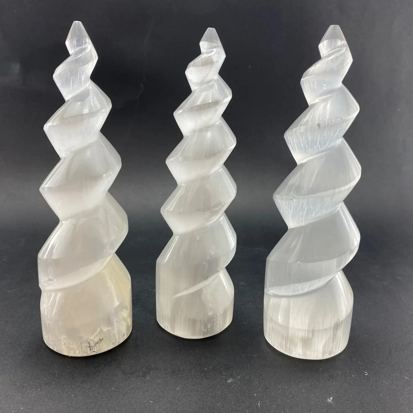 Moroccon Selenite Unicorn Spiral